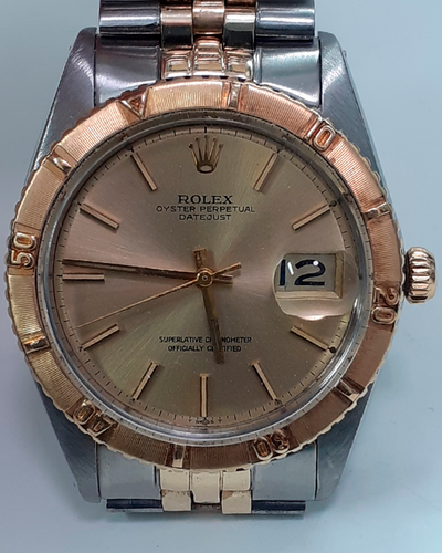 Rolex Datejust Turn-O-Graph 36MM Champagne Dial Jubilee Bracelet (1625)