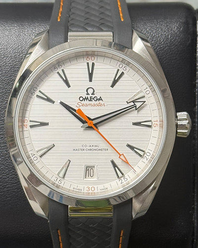 2021 Omega Seamaster Aqua Terra 150M 41MM Silver Dial Rubber Strap (220.12.41.21.02.002)