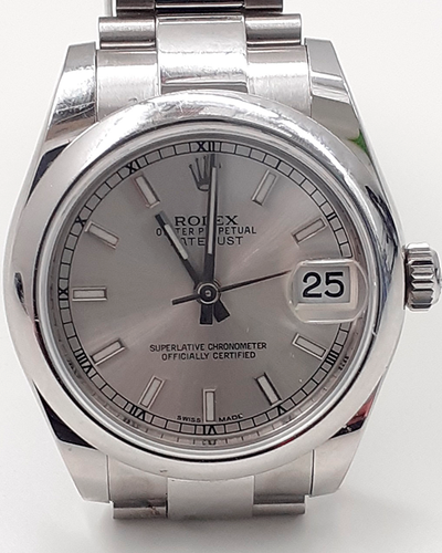 Rolex Datejust 31MM Silver Dial Steel Bracelet (278240)