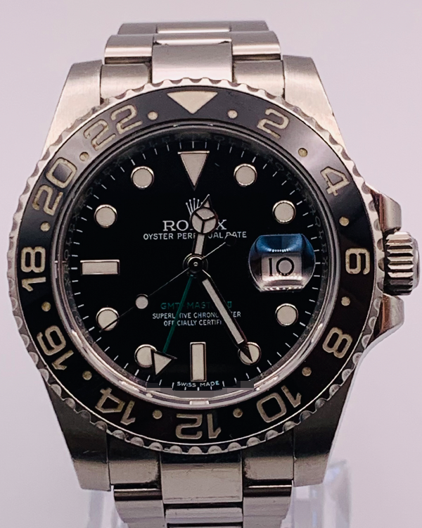 Rolex GMT-Master II 40MM Black Dial Oyster Bracelet (16710LN)