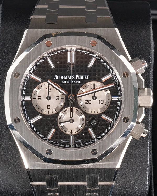 2017 Audemars Piguet Royal Oak Chronograph 41MM Black Dial Steel Bracelet (26331ST.OO.1220ST.02)