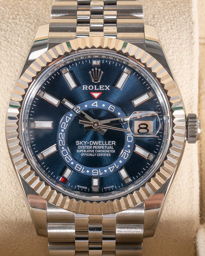 2023 Rolex Sky-Dweller 42MM Blue Dial Jubilee Bracelet (326934)