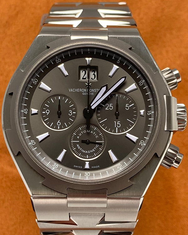 2014 Vacheron Constantin Overseas Chronograph 42MM Grey Dial Steel Bracelet (49150/000W-9501)