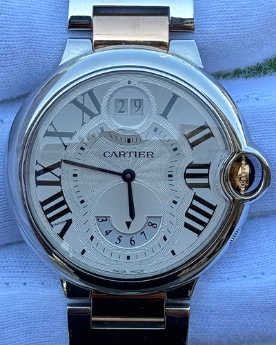 Cartier Ballon Bleu De Cartier 42MM Quartz Silver Dial Two-Tone Bracelet (W6920027)