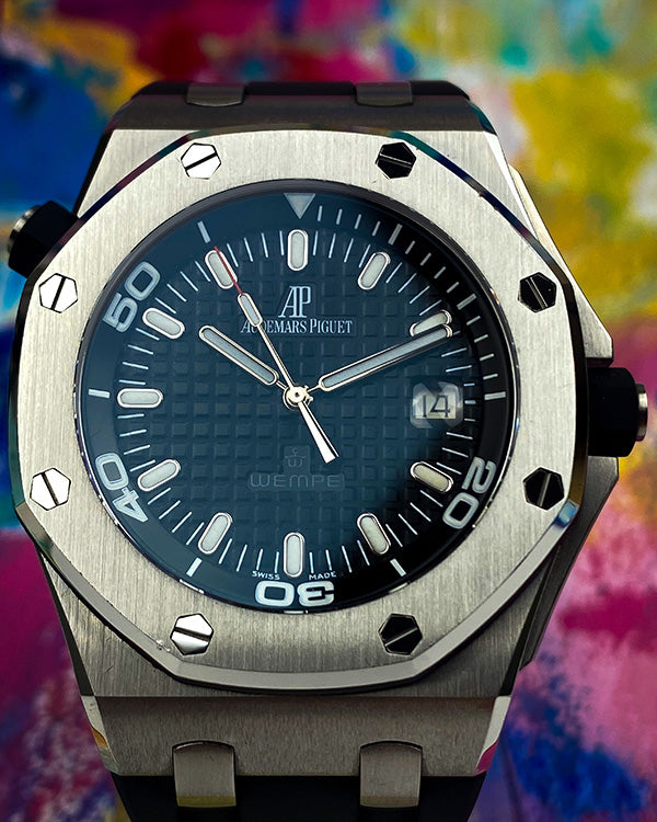 2005 Audemars Piguet Royal Oak Offshore "Scuba Wempe" L.E. 42MM Black Dial Rubber Strap (15340ST.OO.D002CA.01)