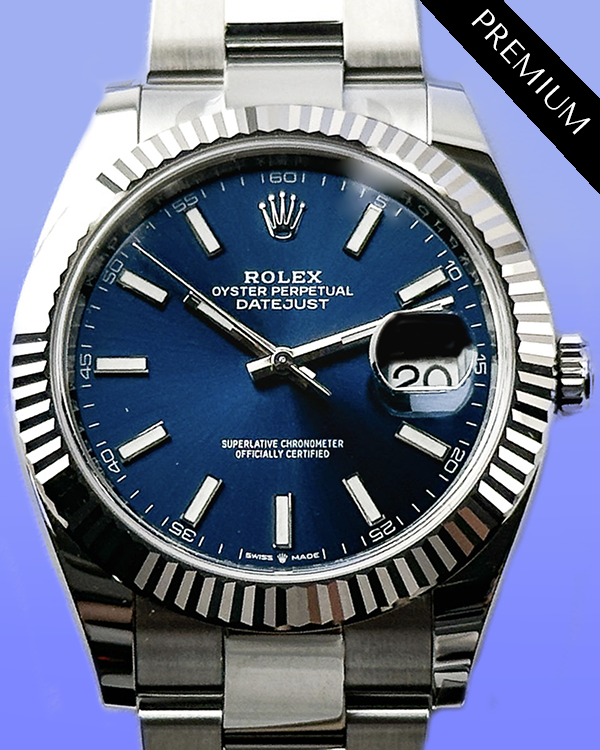 2024 Rolex Datejust 41MM Blue Dial Oyster Bracelet (126334)