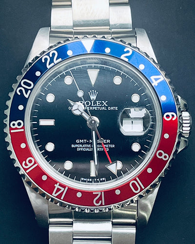 1994 (N Serial) Rolex GMT-Master "Pepsi" 40MM Black Dial Oyster Bracelet (16700)