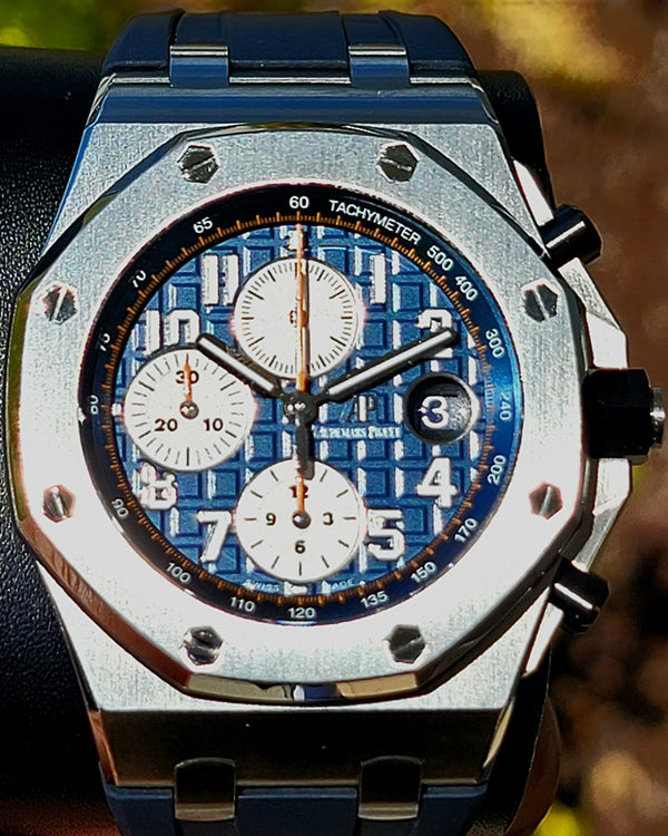 Audemars Piguet Royal Oak Offshore Navy 42MM Blue Dial Rubber Strap (26470ST.OO.A027CA.01)