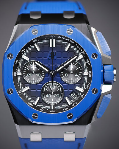 2023 Audemars Piguet Royal Oak Offshore 43MM Blue Dial Leather Strap (26420CE.OO.A043VE.01)