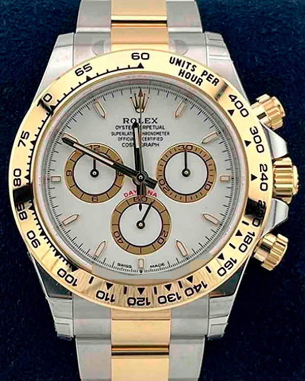 2024 Rolex Cosmograph Daytona 40MM White Dial Two-Tone Oyster Bracelet (126503)