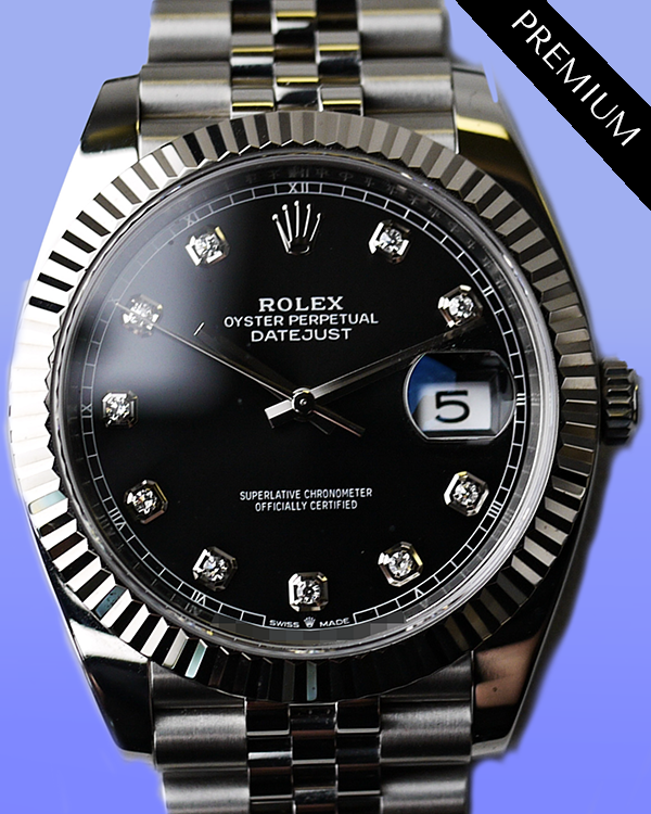 2022 Rolex Datejust 41MM Black Dial Jubilee Bracelet (126334)