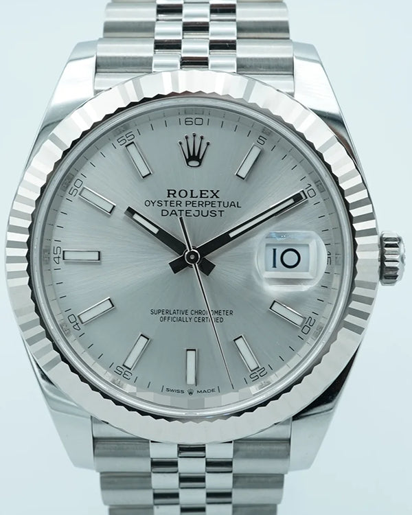 2024 Rolex Datejust 41MM Silver Dial Jubilee Bracelet (126334)