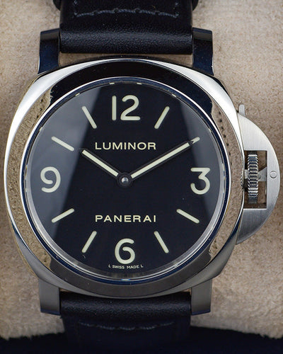 Panerai Luminor Marina 44MM Black Dial Leather Strap (PAM00112)