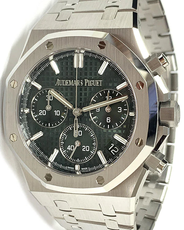 2023 Audemars Piguet Royal Oak Selwinding Chronograph "50th Anniversary" 41MM Green Dial Steel Bracelet (26240ST.OO.1320ST.04)