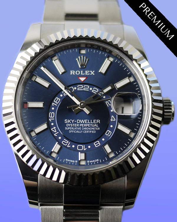 2024 Rolex Sky-Dweller 42MM Blue Dial Oyster Bracelet (336934)