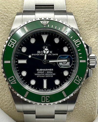 Rolex Submariner Date "Starbucks" 41MM Black Dial Steel Bracelet (126610LV)