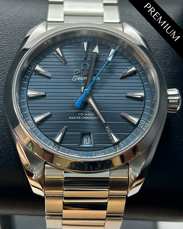 No Reserve - Omega Seamaster Aqua Terra 150M 41MM Blue Dial Steel Bracelet (220.10.41.21.03.002)