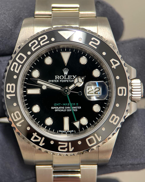 2017 Rolex GMT-Master II 40MM Black Dial Oyster Bracelet (116710LN)