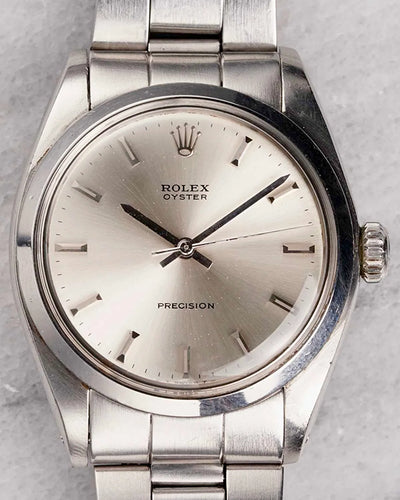 Rolex Oyster Precision 34MM Silver Dial Oyster Bracelet (6426)