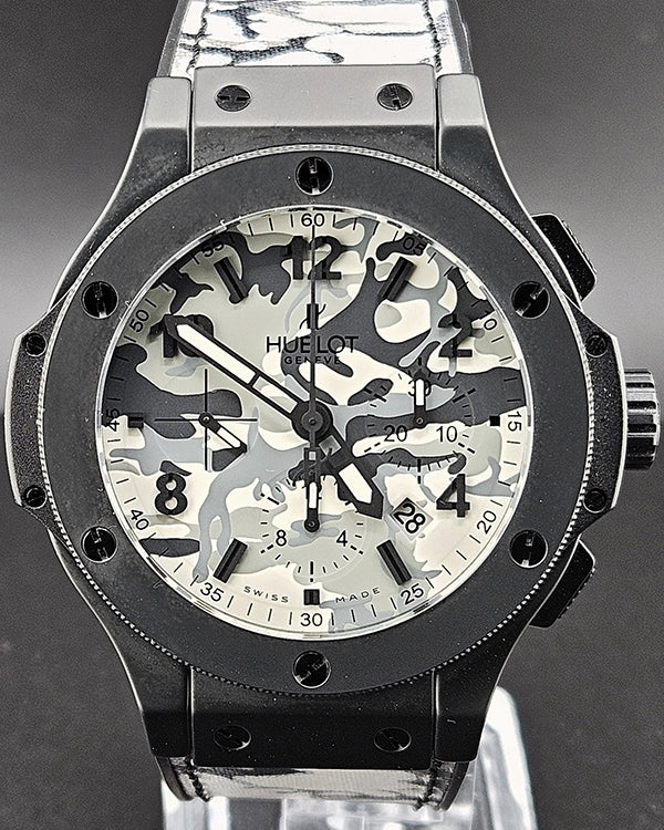 2010 Hublot Big Bang Artic L.E. 44MM "Artic Camouflage" Dial Textile/Rubber Strap (301.CI.8810.NR)