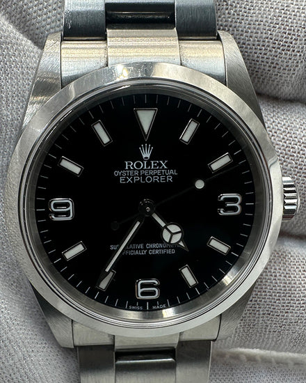 Rolex Explorer 36MM Black Dial Oyster Bracelet (114270)