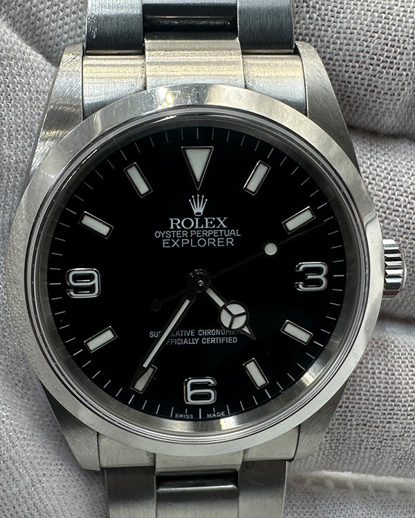 Rolex Explorer 36MM Black Dial Oyster Bracelet (114270)