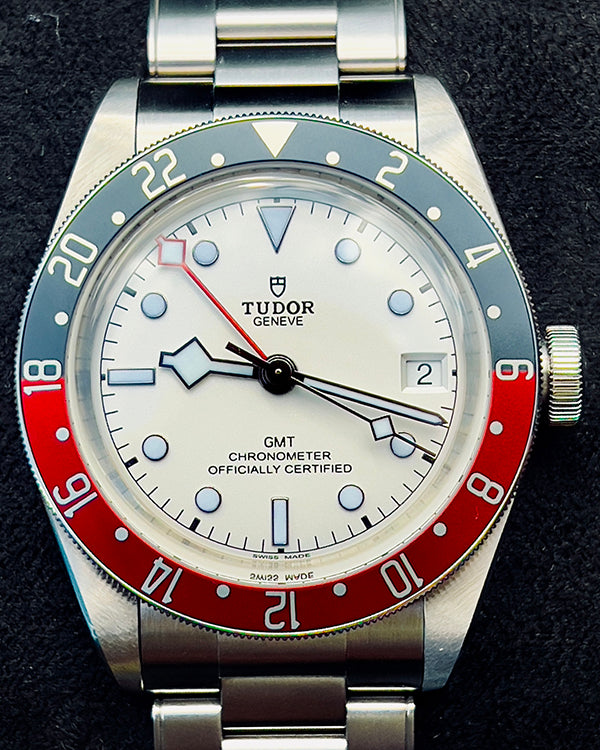 2023 Tudor Black Bay GMT "Pepsi" 41MM White Dial Steel Bracelet  (79830RB)