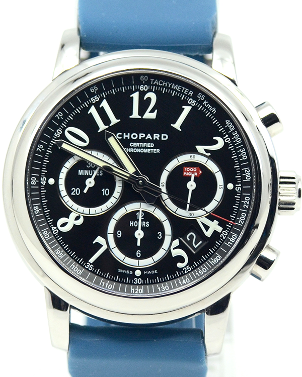 Chopard Mille Miglia 42MM Black Dial Aftermarket Rubber Strap (8511)