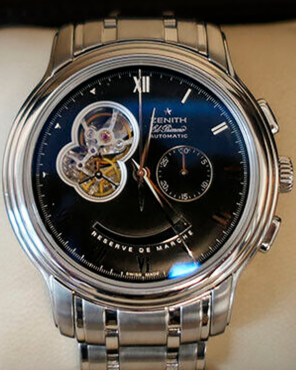 Zenith El Primero Chronomaster XXT Open 45MM Black Dial Steel Bracelet (03.1260.4021/21.M1260)