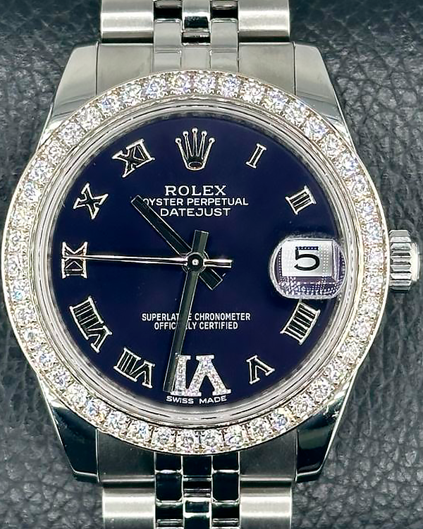 2020 Rolex Datejust 31MM Blue Dial Jubilee Bracelet (178384)