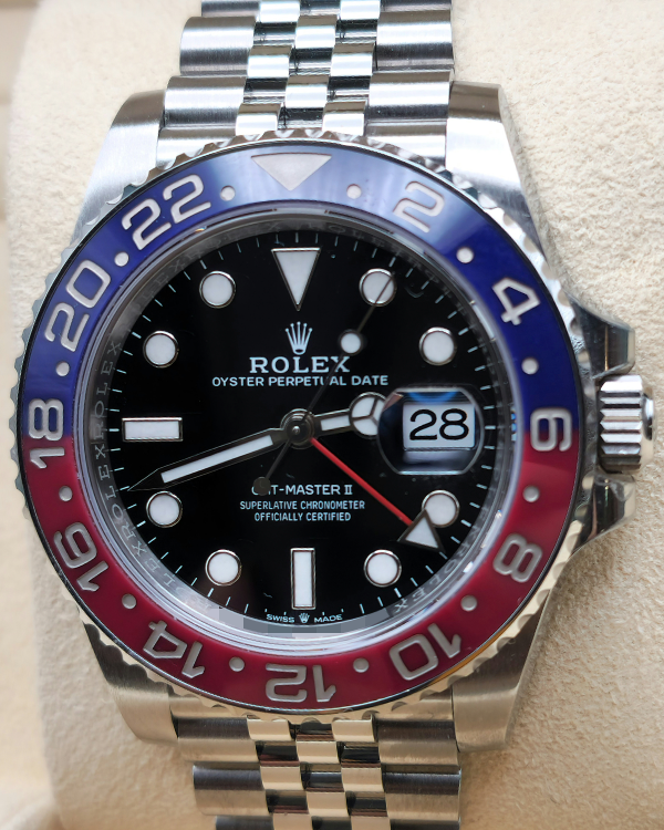 2022 Rolex GMT-Master II "Pepsi" 40MM Black Dial Jubilee Bracelet (126710BLRO)