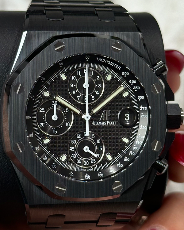 Audemars Piguet Royal Oak Offshore 42MM Black Dial Ceramic Bracelet (26238CE.OO.1300CE.01)