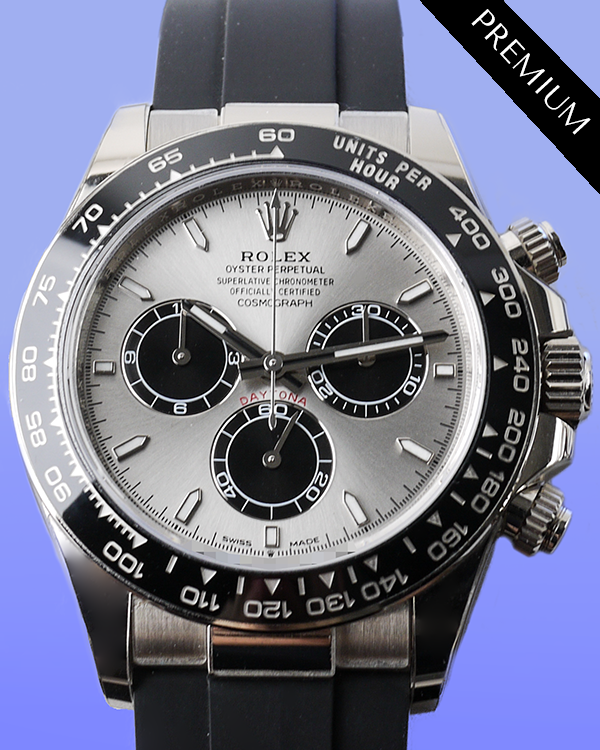 2023 Rolex Cosmograph Daytona 40MM Silver Dial Oysterflex Strap (126519LN)