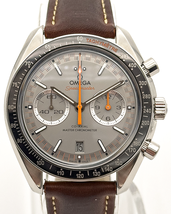 2019 Omega Speedmaster Racing 44.25MM Grey Dial Leather Strap (329.32 ...