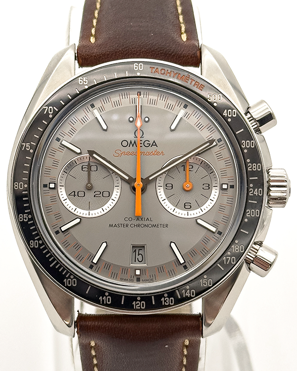 2019 Omega Speedmaster Racing 44.25MM Grey Dial Leather Strap (329.32.44.51.06.001)