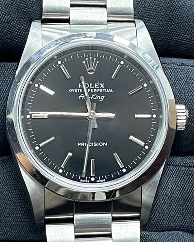 Rolex Air-King 34MM Black Dial Oyster Bracelet (14000)