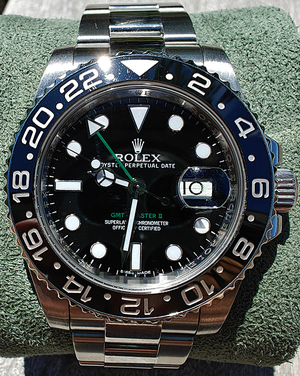 Rolex GMT-Master II 40MM Black Dial Oyster Bracelet (116710LN)