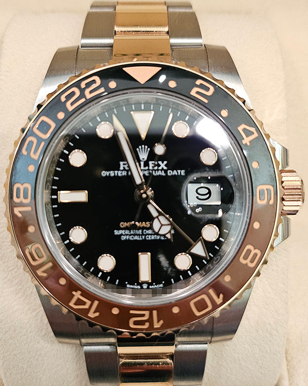 2021 Rolex GMT-Master II "Rootbeer" 40MM Black Dial Two-Tone Bracelet (126711CHNR)