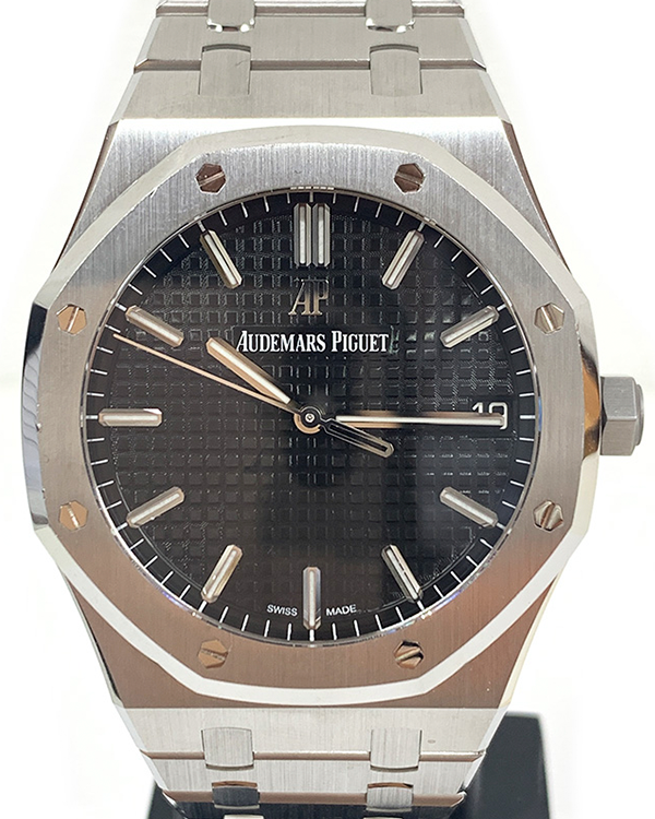 2019 Audemars Piguet Royal Oak 41MM Black Dial Steel Bracelet (15500ST.OO.1220ST.03)