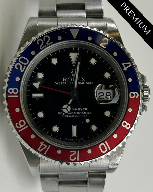 1991 Rolex GMT-Master "Pepsi" 40MM Black Dial Oyster Bracelet (16700)