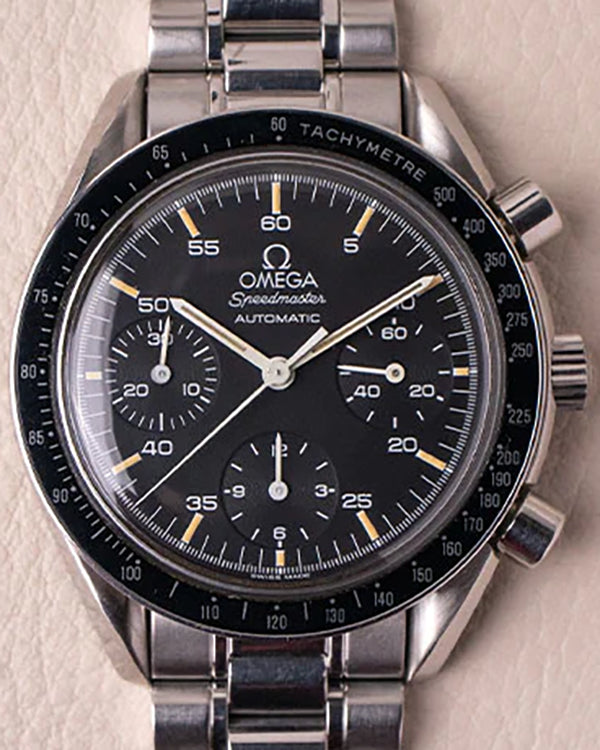 Omega Speedmaster Reduced 39MM Black Dial Steel Bracelet (3510.50)