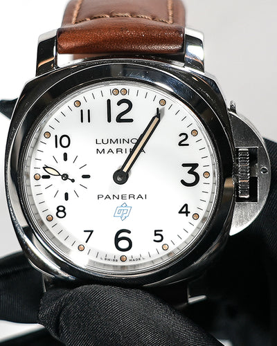 2017 Panerai Luminor Marina 44MM White Dial Leather Strap (PAM00660)