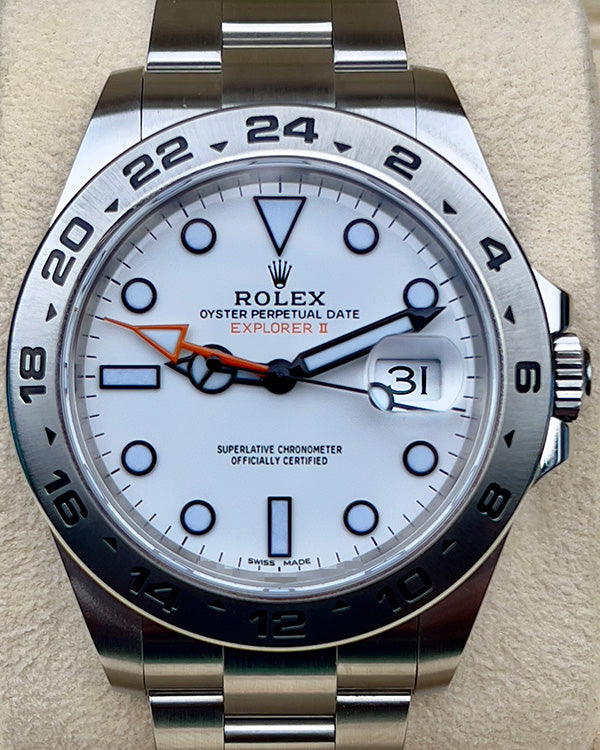 2020 Rolex Explorer II 42MM White Dial Oyster Bracelet (216570)