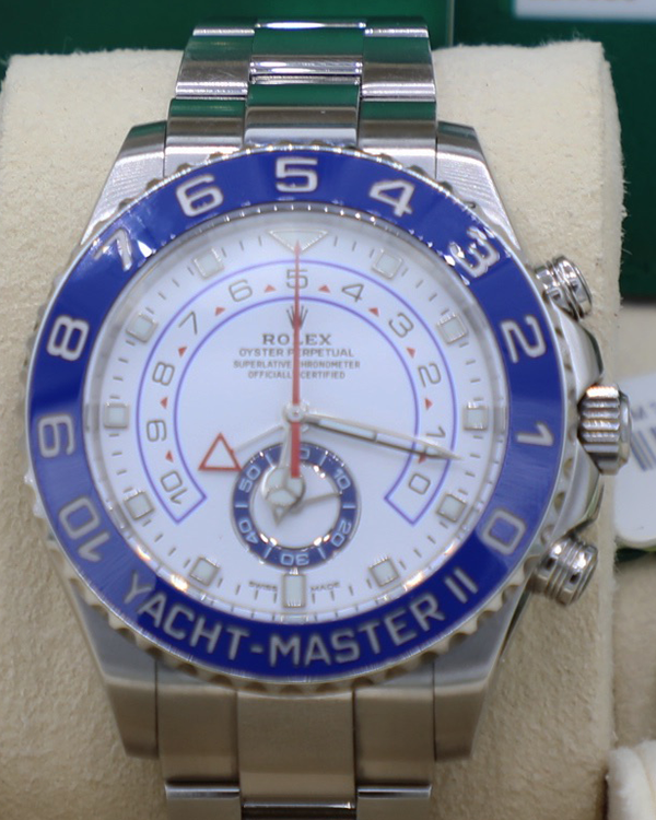 2020 Rolex Yacht-Master II 44MM Oystersteel White Dial (116680)