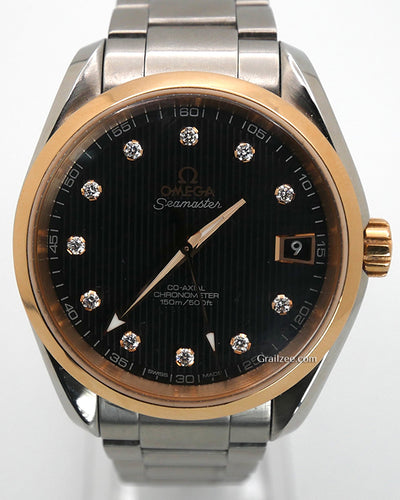 Omega Seamaster Aqua Terra 150M 38.5MM Black Dial Steel Bracelet (231.20.39.21.51.003)