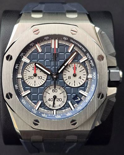 Audemars Piguet Royal Oak Offshore 43MM Blue Dial Rubber Strap (26420TI.OO.A027CA.01)