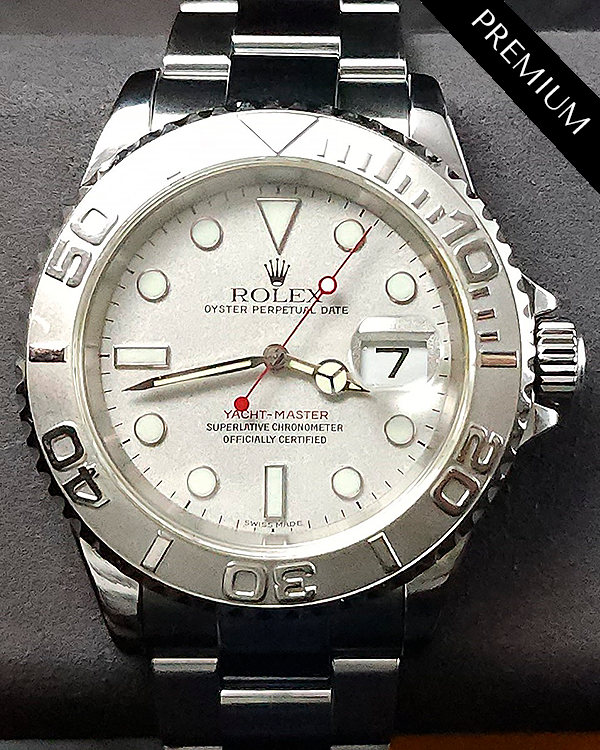 Rolex Yacht-Master 40MM Platinum Dial Oyster Bracelet (16622)