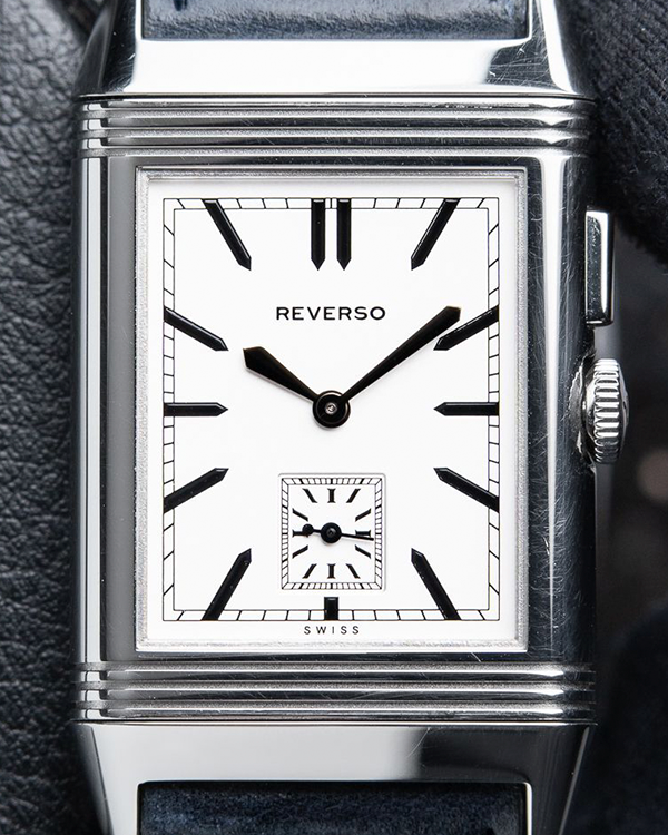 2017 Jaeger-LeCoultre Reverso Grande Ultra Thin Duoface 46.8MM White/Black Dial Leather Strap (Q3788570)