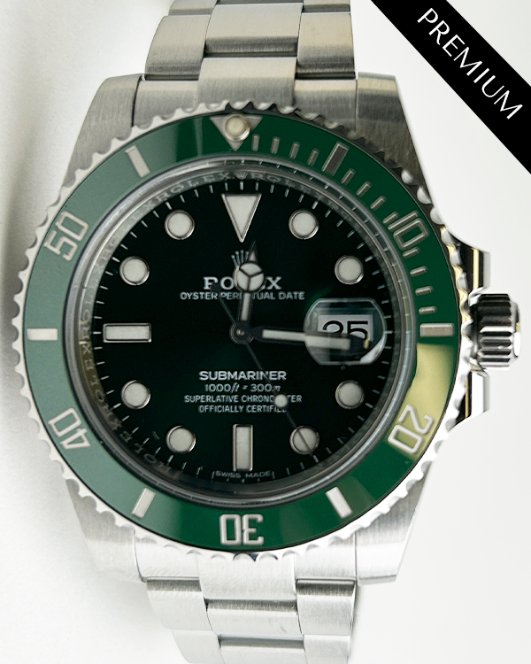 2020 Rolex Submariner Date “Hulk” 40MM Green Dial Oyster Bracelet (116610LV)