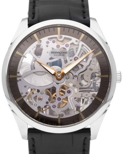 2024 Parmigiani Fleurier Tonda 40MM Skeleton Dial Leather Strap (PFC289-0002801-XA1442)